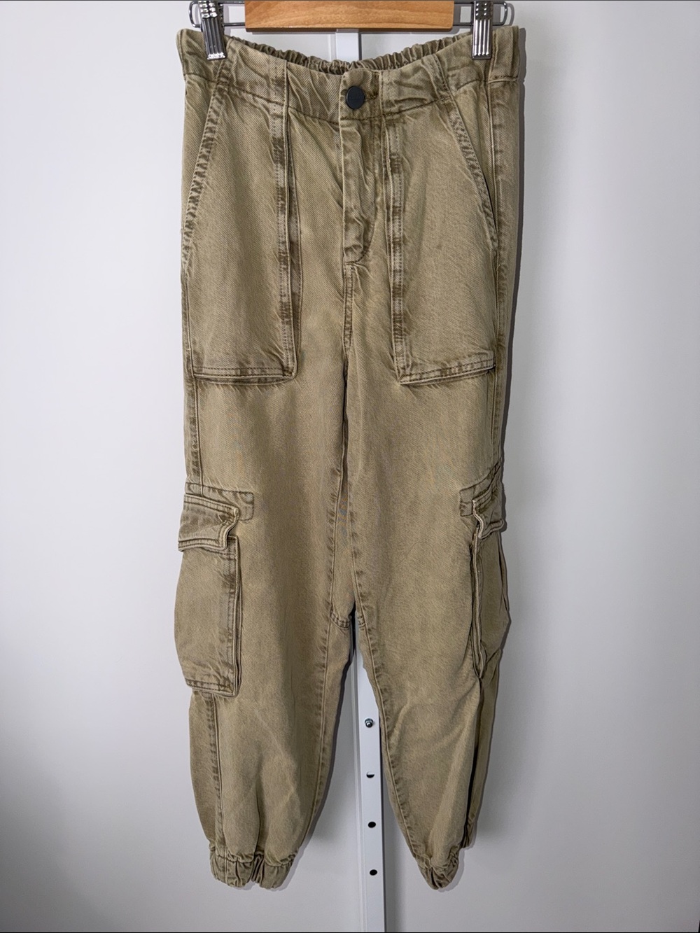 AllSaints Khaki Cargo Joggers